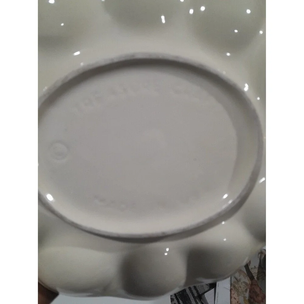 Vintage Treasure Craft Egg Plate